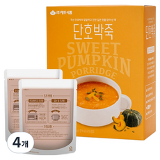 대두식품 단호박죽 2p, 4개, 400g