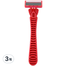 하이어리 여성용 전신 제모기 컬러 면도기 레드, 1개입, 3개