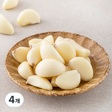 국내산 깐마늘, 80g, 4개