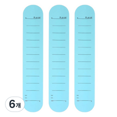 Postroad 手腕便條紙 護士 一般版 腕帶, 天藍色, 6個