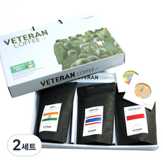 老手原豆咖啡 240g*3種組 F禮物用+強新兵部隊杯墊, 2組, Coffee India Monsoon Malabar AA+泰國清邁+Toraja Indonesia+Gangnyu Bag 杯墊