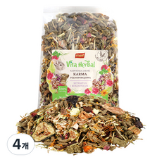 비타폴 비타허브 친칠라 데구 사료 ZVP-4316, 400g, 4개
