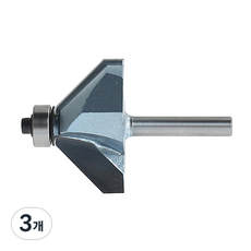 스마토 삼각 베어링 비트 트리머 6mm D30-16L, 3개