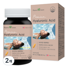 팜그린 프리미엄 히알루론산 54g, 60정, 2개