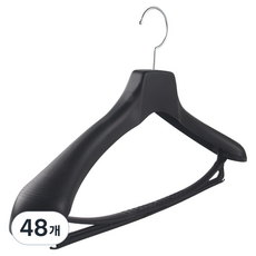 科迪斯 西裝用 飯店衣架, 黑色, 48個
