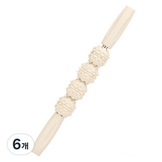 피어니스트 종아리 롤러 스틱 38cm, 아이보리, 6개