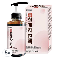 joeunyakcho 更輕鬆 枳椇茶濃縮液, 5個, 560g