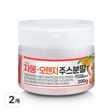 고미네 자몽 오렌지 주스분말, 200g, 2개