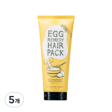 투쿨포스쿨 에그레미디 헤어팩, 200g, 5개