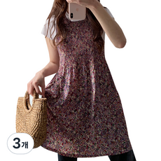 Han's Vill 奧莉維亞雪紡圍裙, 紫色, 3個