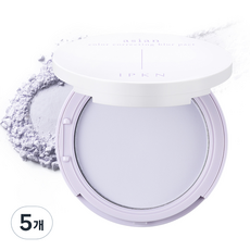 IPKN 膚色校正霧面粉餅 7.5g, 01 Asian Lavender, 5盒