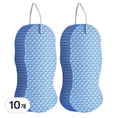 Woni's 柔軟清潔去角質海綿, 藍色, 1入, 10個