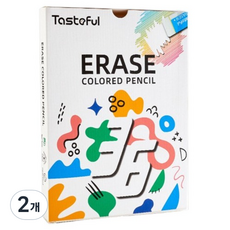 Sina Art 可擦拭彩色鉛筆, 36色, 2個