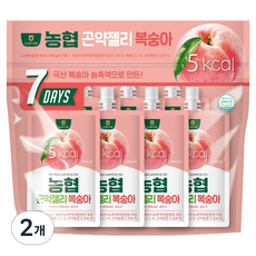 농협식품 곤약젤리 복숭아 7개입, 2개, 1.05kg
