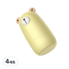 고나비 유아용 멀티 손톱깎이 세트, 레몬핑크, 4세트