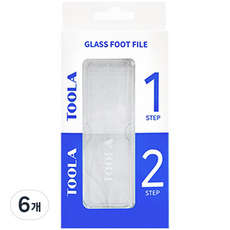 TOOLA 玻璃腳銼刀, 6個