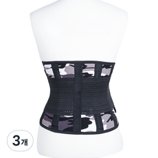 제이힐 프리미엄 헬스코르셋 허리보호대, 3개, 카모그레이