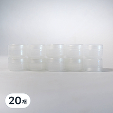 半透明乳霜罐 20g, 半透明, 20個