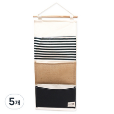 THE ZAKKA 布質3格牆壁收納袋