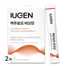 IUGEN 啤酒酵母生物素泛酸 30入, 2個, 135g