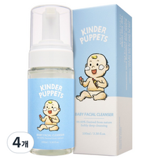 Kinder Puppets 嬰兒潔面乳, 100ml, 4個