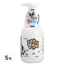 포켄스 댕댕아 발씻자 발세정제, 300ml, 5개