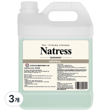 나트리스 강아지 탈취제 무향, 3개, 3750ml