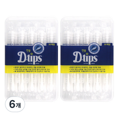 D-tips 獨立包裝棉籤 白色, 6個, 30入