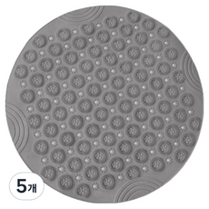포텐키트 실용적 발지압매트 30 x 30 cm, 5개, 그레이