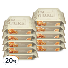 네이쳐러브메레 프럼네이쳐 프로폴리스 미니 물티슈 캡형, 55g, 20매, 20세트