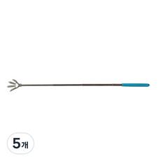 COOLATHOME 늘어나는 휴대용 길이조절 닭발 효자손, 블루, 5개
