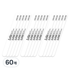 엘비아 우드파일 100/180, 60개, 화이트