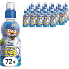 팔도 귀여운내친구 뽀로로 밀크맛, 235ml, 72개