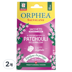 오르페아 퍼퓸 샤쉐 3p, 30g, 2개, 파츌리