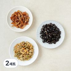 도들샘 찬쓰리 호두멸치조림 40g + 쥐포채간장조림 40g + 검은콩조림 70g B세트, 2세트