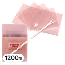 파인듀 자연스러운 쌍커풀 테이프, 1200개, 핑크
