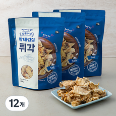 일품 수제 황태껍질튀각 솔트맛, 60g, 12개