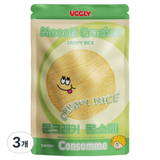 Green Nut 月光餅乾 法式清湯口味, 3個, 120g