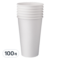 Bloom at home 咖啡廳素色紙杯 480ml, 1套, 100入