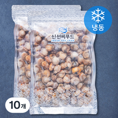 신선씨푸드 가리비살 (냉동), 500g, 10개