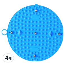 Some's Mine 按摩足部指壓墊 37公分, 藍色, 4個