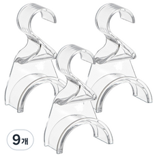 빈티코너 인테리어 감각 투명 가방걸이, 9개