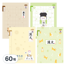 PENPIA 1000小學8格韓文裝訂筆記本, 隨機出貨, 60個