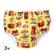 排便訓練用防水學習褲 SD012, 第2階段, 3片