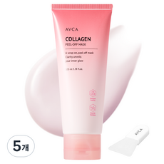 아브카 바르는 콜라겐 필오프 모공 랩핑 마스크 100ml, 1개입, 5개
