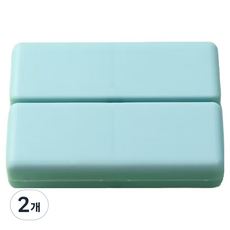 Rich Ssalbong 便利星期藥盒 7格 藍色 10 x 7 x 2.5 cm, 2個