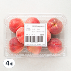 다조은 대극천 복숭아, 800g, 4개