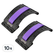 DAEHAN 腰部脊椎伸展指壓按摩器, 10個, 紫色