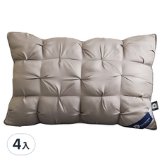 Ishur 伊舒爾 扭花雲朵枕-灰色_1入, 灰色, 4件