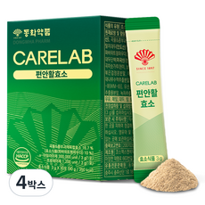 동화약품 케어랩 편안활효소, 4박스, 90g
